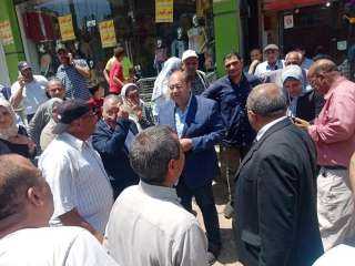 نائب محافظ الجيزة يتفقد مشروع...