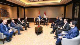 السيسي يبحث مع رئيس البرلمان...