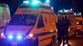 إصابة 10 أشخاص فى حادث...