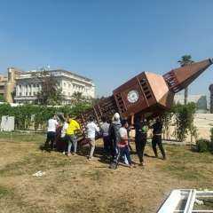 محافظة الجيزة تزيل أكبر قاعة...