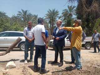 نائب محافظ الجيزة يتفقد أعمال...