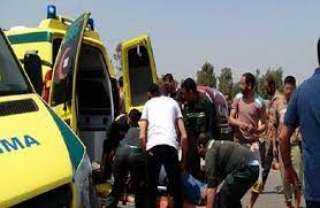 إصابة 3 أشخاص فى حادث...