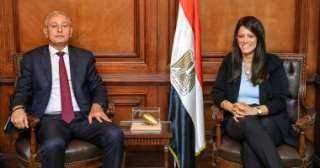 وزيرة التعاون الدولى تلتقى الأمين...