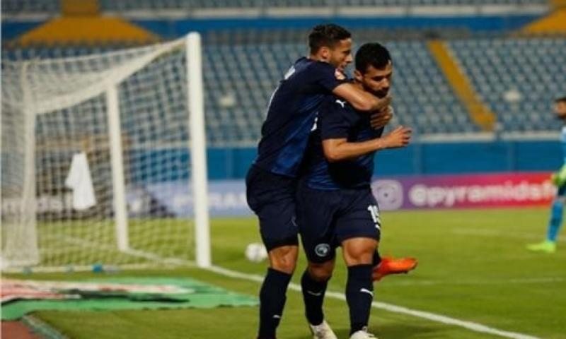 عبدالله السعيد ورمضان صبحى يقودان فى هجوم بيراميدز أمام الزمالك