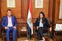 وزيرة التعاون الدولي تستقبل رائد...