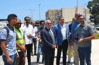 محافظ بورسعيد يتفقد معدلات العمل...