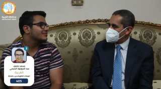 محافظ الغربية يزور أوائل الثانوية...