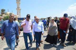 محافظ بورسعيد يتفقد أعمال تطوير...