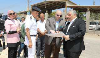 محافظ بني سويف يتفقد أعمال...
