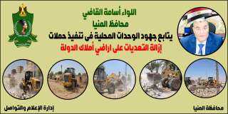 محافظ المنيا: إزالة 84 حالة...