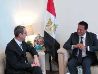 وزير الصحة يستقبل رئيس بعثة...