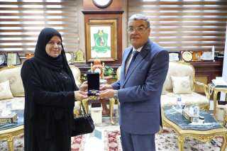 محافظ المنيا يُسلم الأم المثالية...