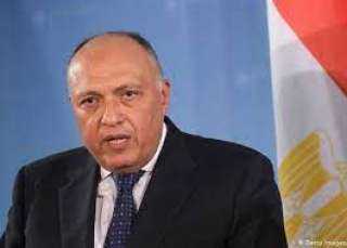 سامح شكرى يبحث مع وزير...