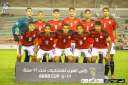 منتخب الناشئين بالزي الأحمر والأسود...