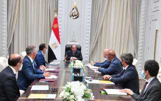 الرئيس السيسي يستقبل الرئيس التنفيذي...