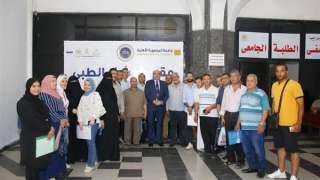 نائب رئيس جامعة المنصورة يتابع...