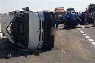 إصابة 4 أشخاص في حادث...