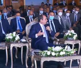 بالفيديو.. السيسي: خلال إطلاق مشروع...