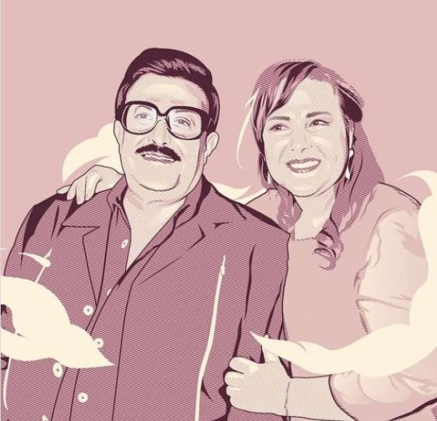 شاهد.. دنيا سمير غانم تدعو لوالديها : رب ارحمهما كما ربياني صغيرا