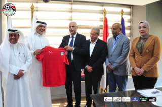 جمال علام يستقبل رئيس الاتحاد...