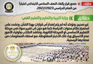 الحكومة تنفى صدور قرار بإلغاء...
