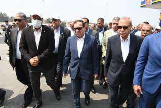 وزير البترول يتفقد منطقة مسطرد...