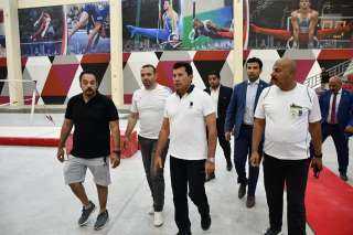 وزير الرياضة يشهد تدريب منتخب...