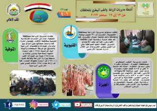 انفوجراف.. أنشطة وجهود مديريات الزراعة...