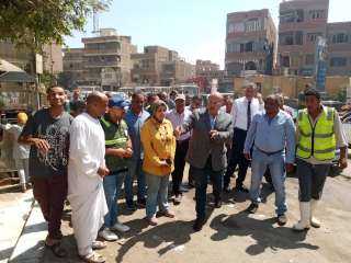 نائب محافظ الجيزة يتفقد طريق...