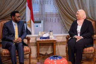 القباج تستقبل وزير الشئون الاجتماعية...