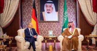 ولى العهد السعودى والمستشار الألمانى...