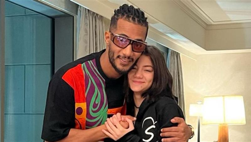 محمد رمضان وإبنته حنين