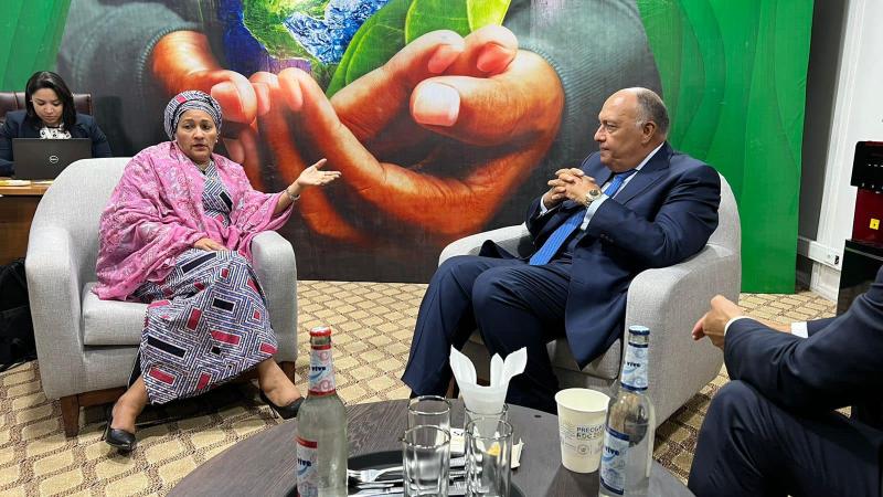 نشاط مكثف لوزير الخارجية خلال الاجتماع الوزاري التحضيري لمؤتمر COP27 بكينشاسا