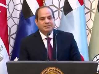 كلمة الرئيس السيسي خلال الندوة...