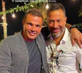 ماجد المصري يحتفل بعيد ميلاد...