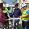 رئيس مياه أسوان  يتابع...