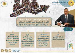 وزير التنمية المحلية يوجه بمشاركة...