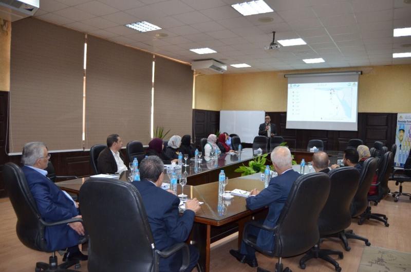 وزير المياه الفلسطيني في ضيافة المركز الإقليمى للتدريب التابع لوزارة الموارد المائية والرى