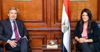 وزيرة التعاون الدولي تبحث مع...