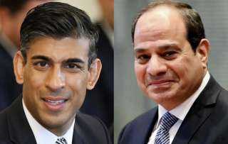 الرئيس السيسى يهنئ ”ريشى سوناك”...