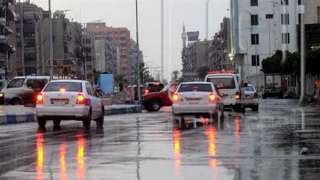 سقوط أمطار غزيرة على أنحاء...