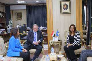 محافظ دمياط تستقبل ممثلى منظمة...