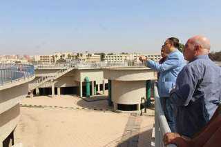 رئيس مياه الغربية يتفقد محطة...