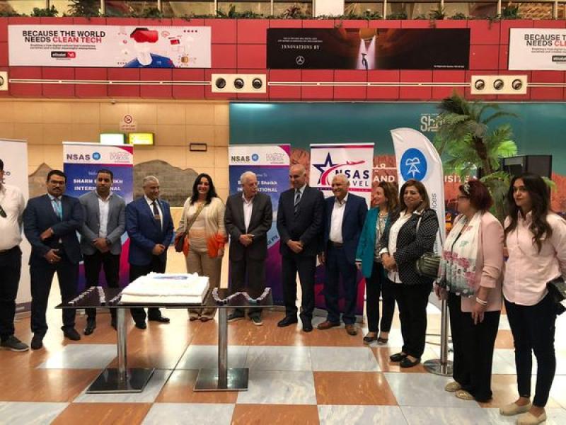 نائب وزير السياحة يشارك في مراسم تدشين أولى رحلات الخطوط المنتظمة لشركة الطيران Wizz Air