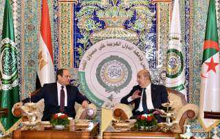 الرئيس السيسى نظيرة الجزائرى وذلك...