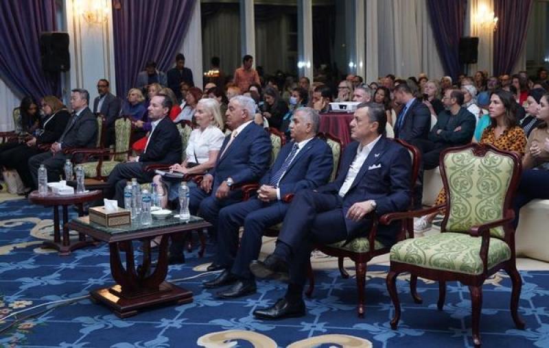 وزيرالآثار يشارك في محاضرة الدكتور زاهي حواس احتفالاً بمرور مائة عام على اكتشاف مقبرة الملك توت عنخ آمون