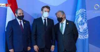 الرئيس السيسي وجوتيريش يستقبلان رئيس...