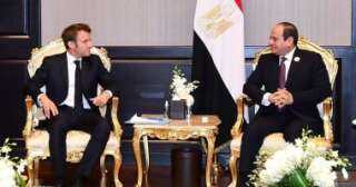 الرئيس السيسى لـ”ماكرون”: نتطلع لتعزيز...