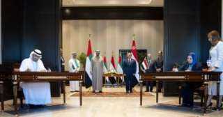 مصر والإمارات توقعان اتفاقية لإنشاء...