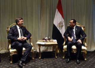 رئيس الوزراء يلتقي نظيره الكرواتي...